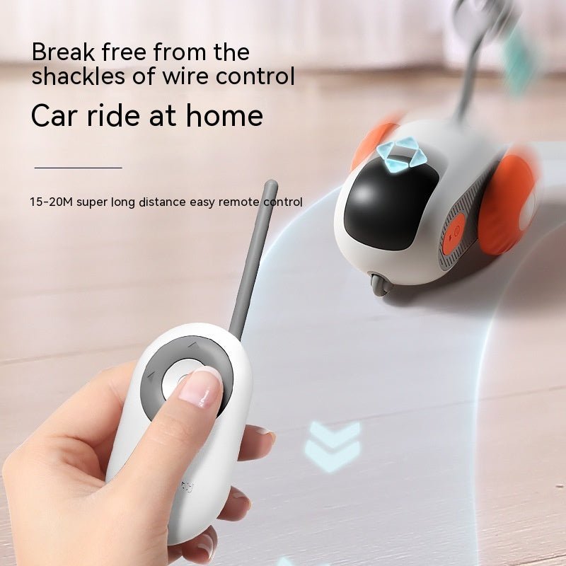 ChaseCar Smart Cat Toy: USB Charging & Remote Control - LouWoof