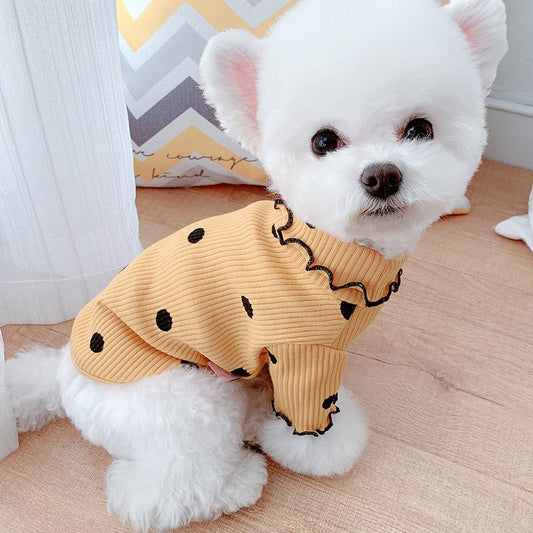 DotStyle Turtleneck Dog Shirt: Soft and Cozy Bottom Layer - LouWoof