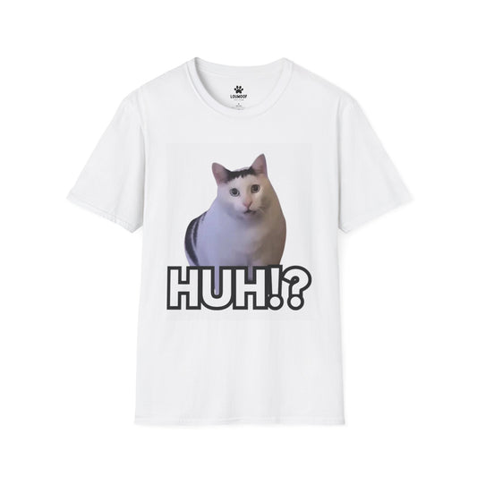 Huh Cat Meme T-Shirt – Funny & Comfortable - LouWoof