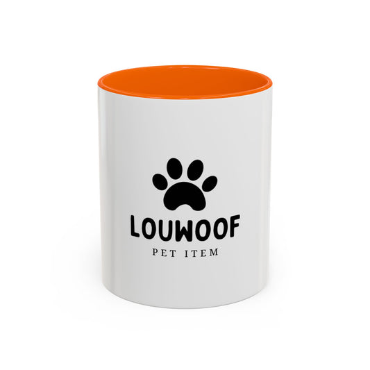 LouWoof Coffee Mug (11oz, 15oz) – Sip in Style with LouWoof Exclusive Logo Design - LouWoof