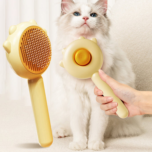 WhiskerSweep Magic Pet Comb – Tangle-Free Grooming for Cats & Dogs - LouWoof