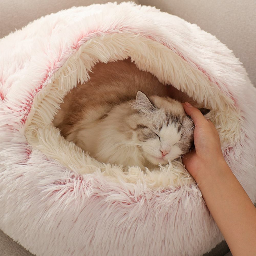 SnuggleNest 2-in-1 Pet Bed – Snuggle Up in Comfort - LouWoof